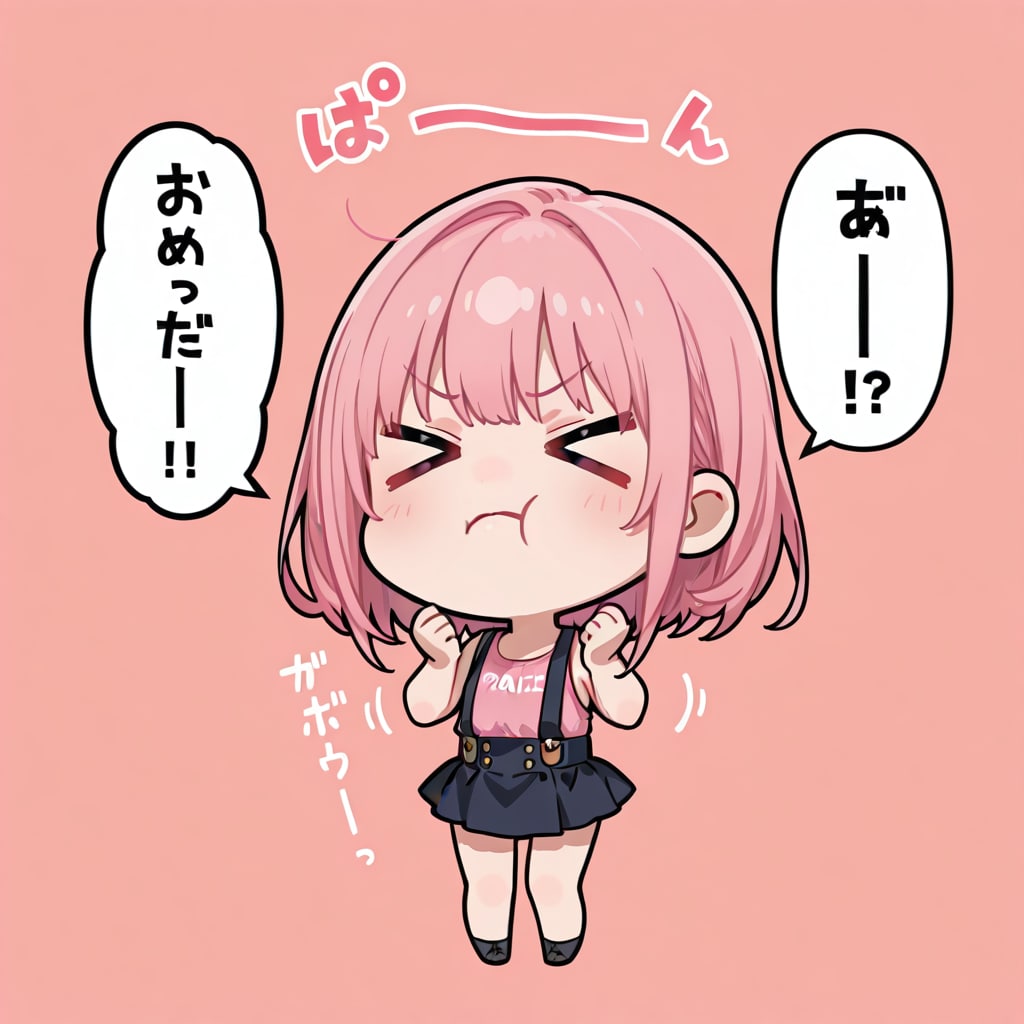 ピンク髪ちゃん