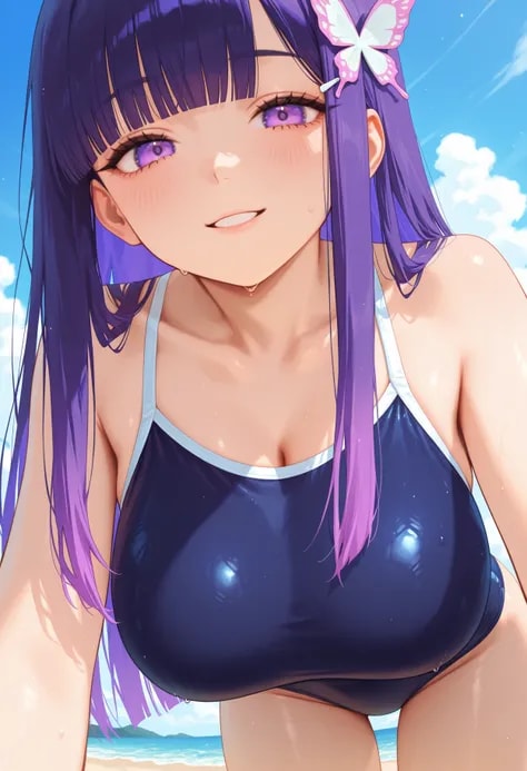 スク水Ver　紫音ちゃん
