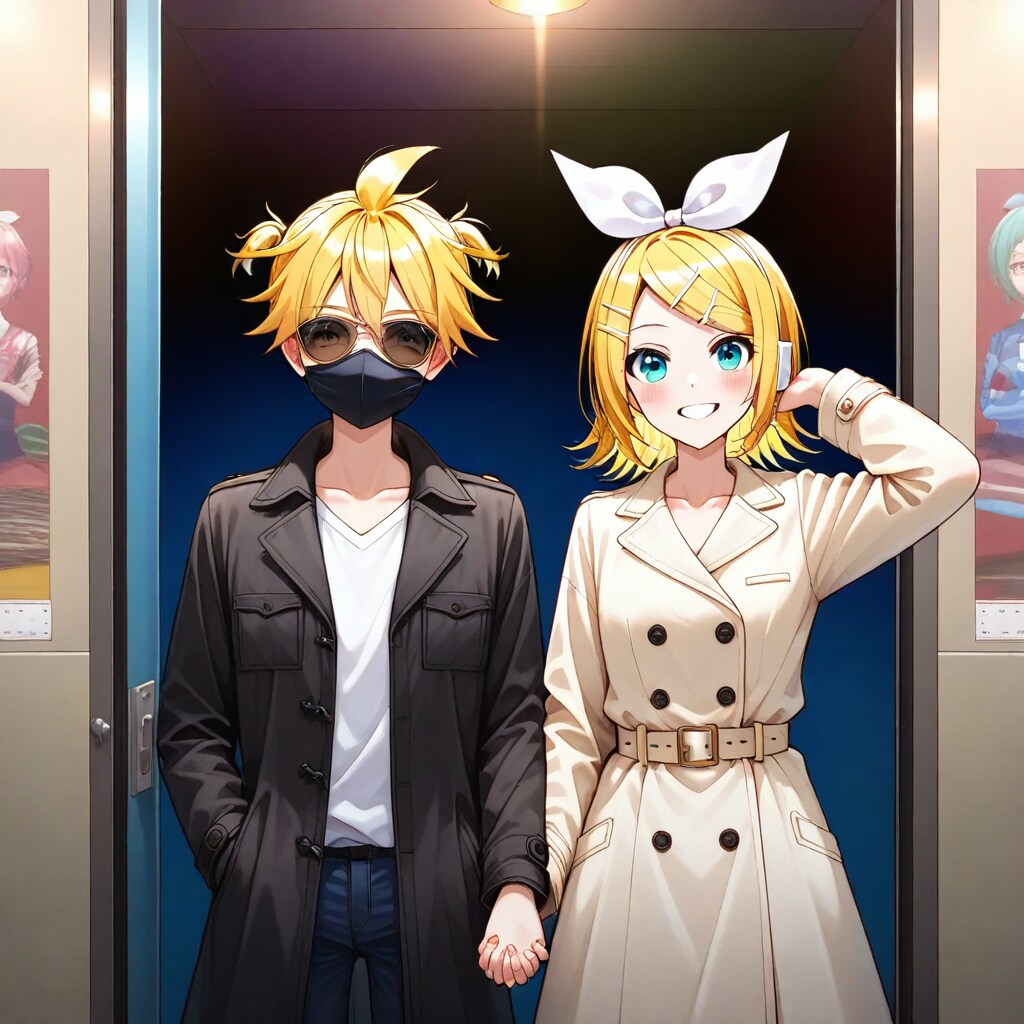 密会中を激写される鏡音リン