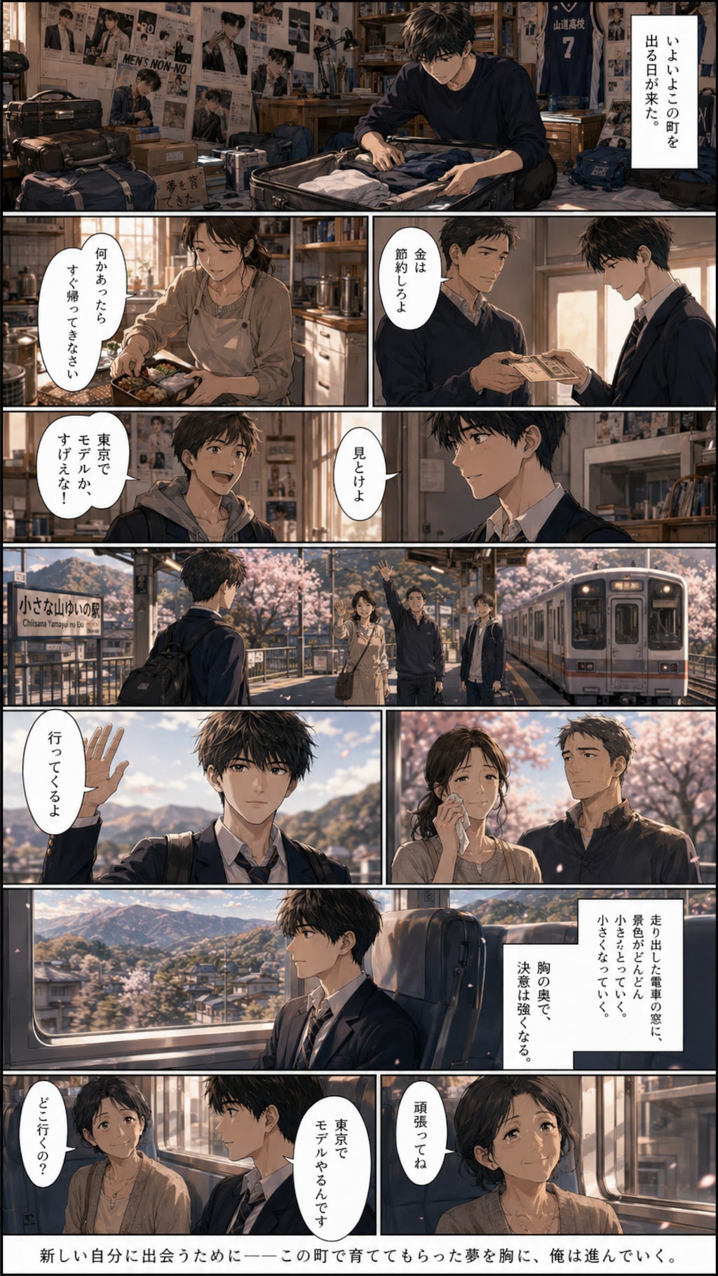 陽太の上京と新たな一歩