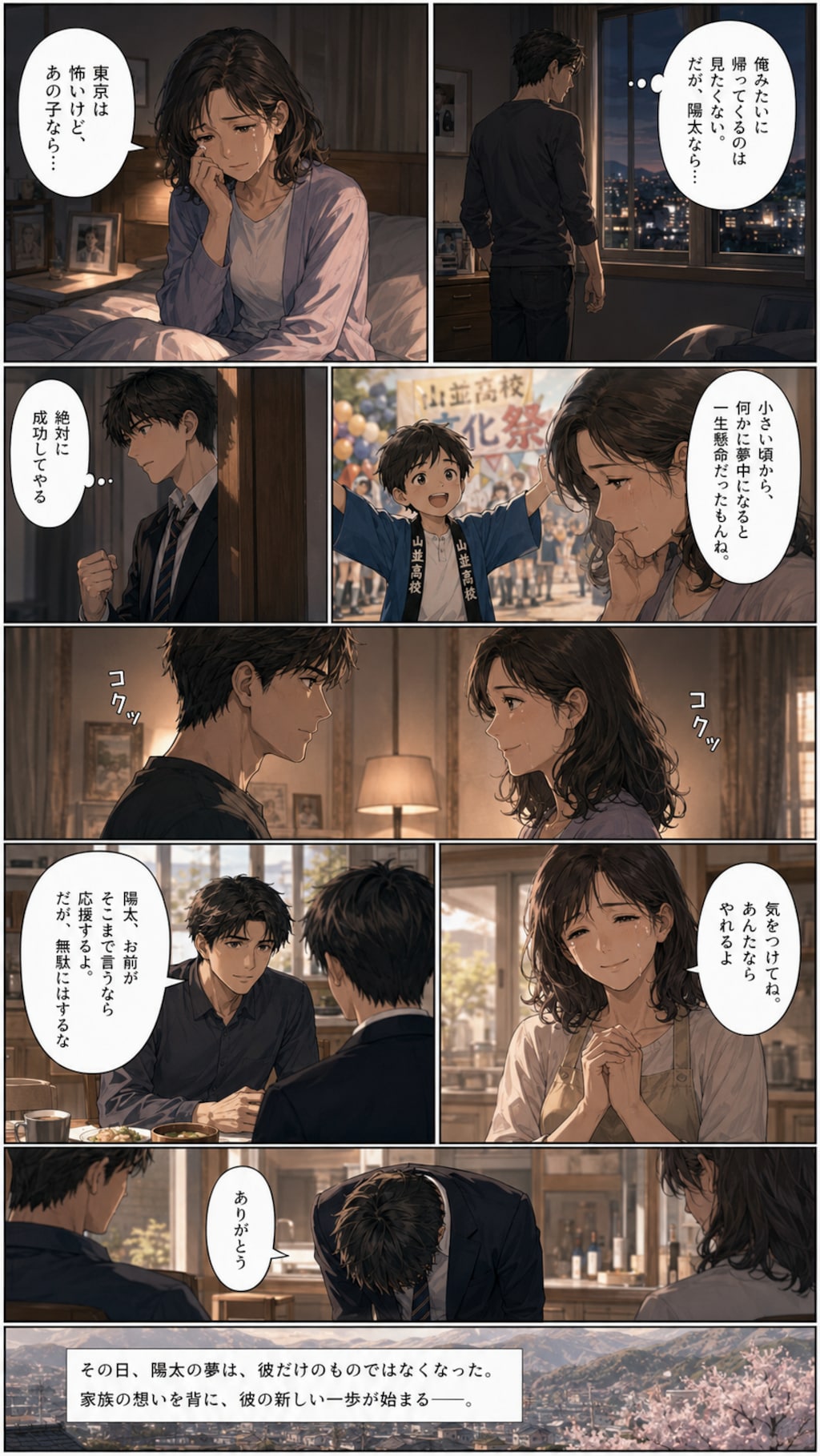 陽太の上京と新たな一歩