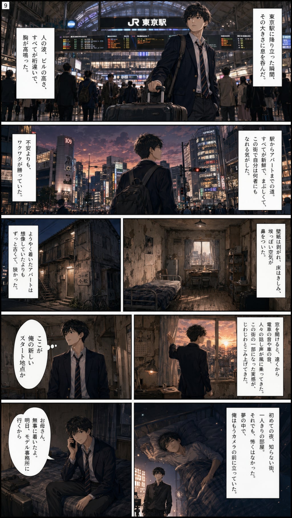 陽太の上京と新たな一歩