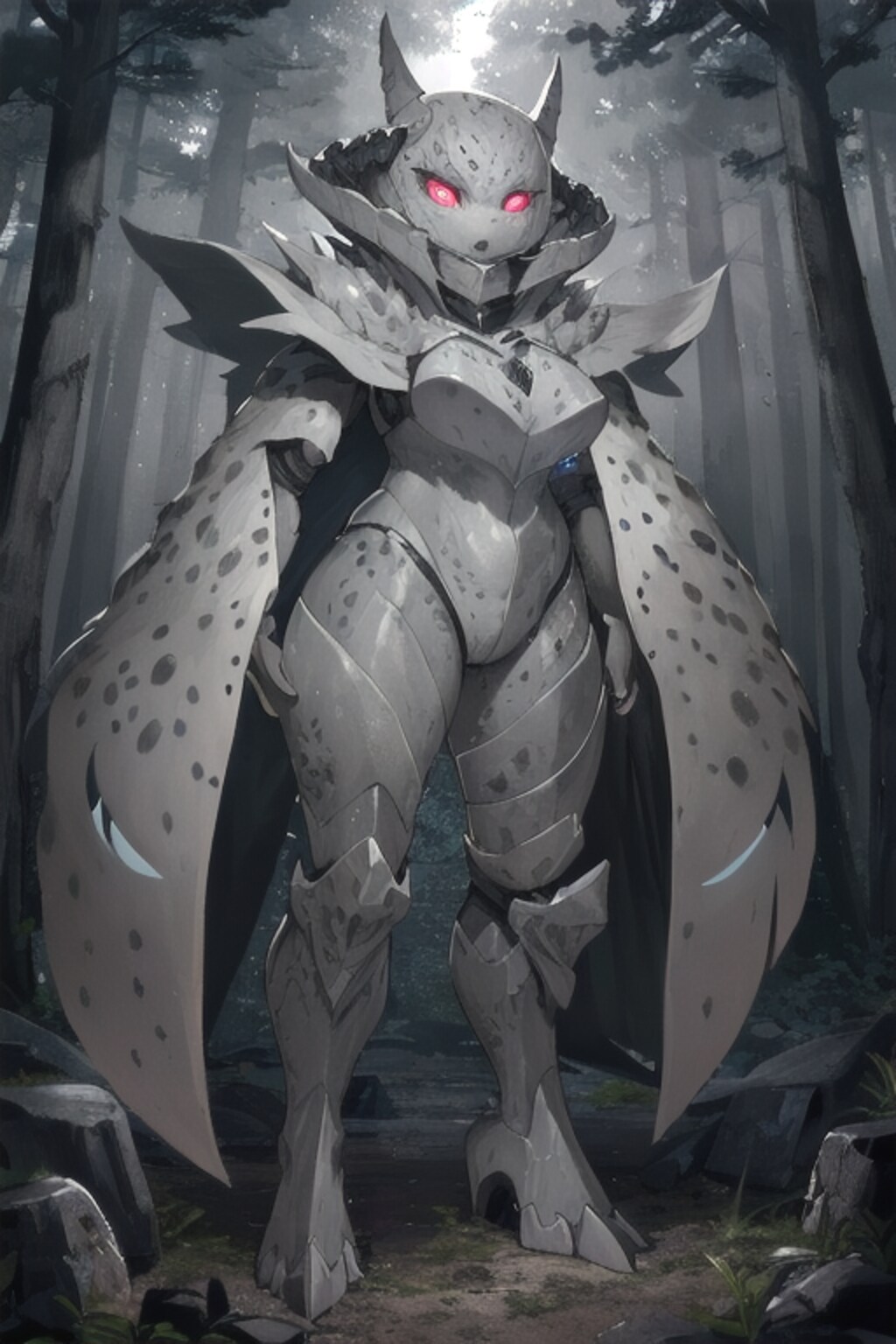 猫梟型ゴーレム(グレー)