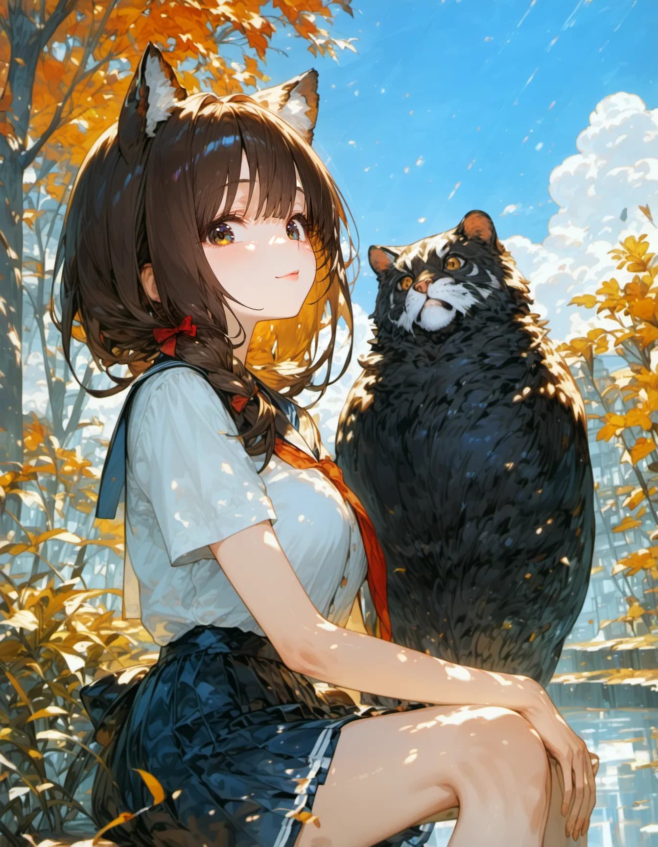 Autumn Companions | の人気AIイラスト・グラビア