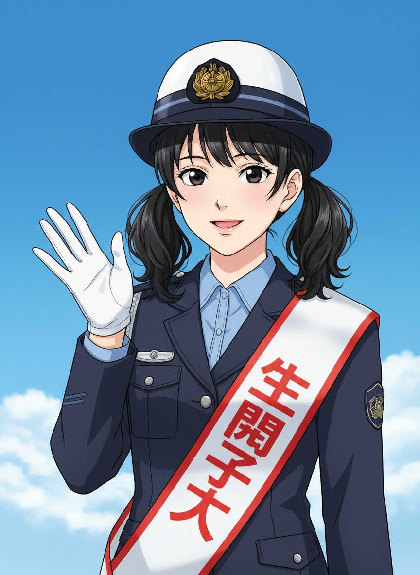 １日署長 4 | の人気AIイラスト・グラビア