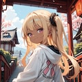 メスガキちゃんと桜 3枚目