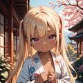 メスガキちゃんと桜 5枚目
