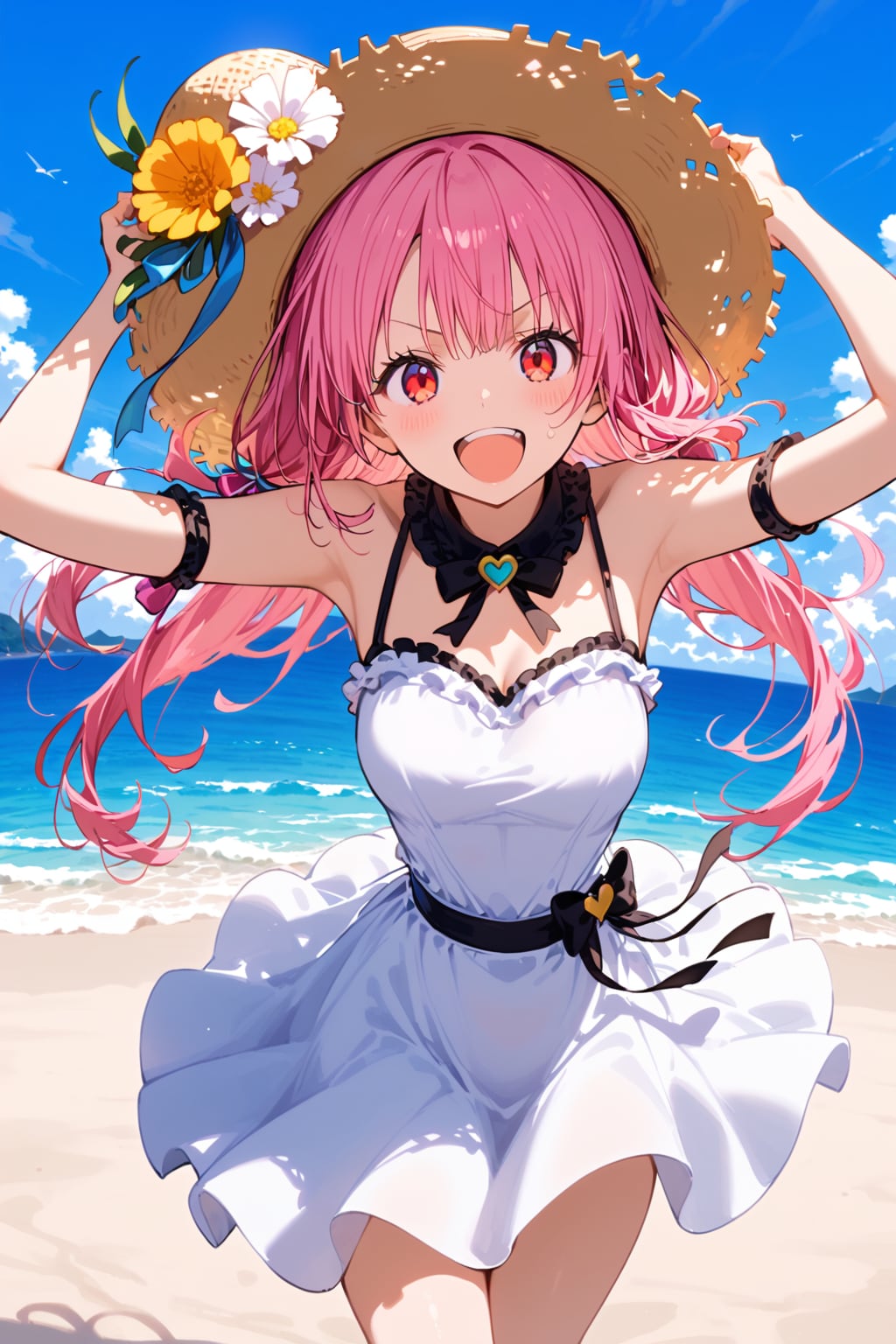 夏休み突入、海に来たよ