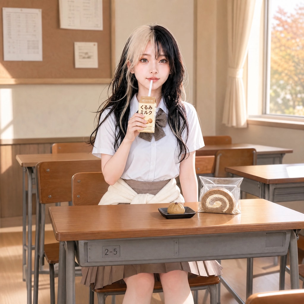 一緒におやつタイム♪フォトver（くるみちゃん）