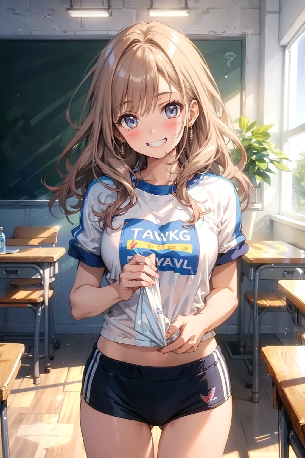 イタズラっぽい笑顔を浮かべる幼なじみの女の子 | の人気AIイラスト・グラビア