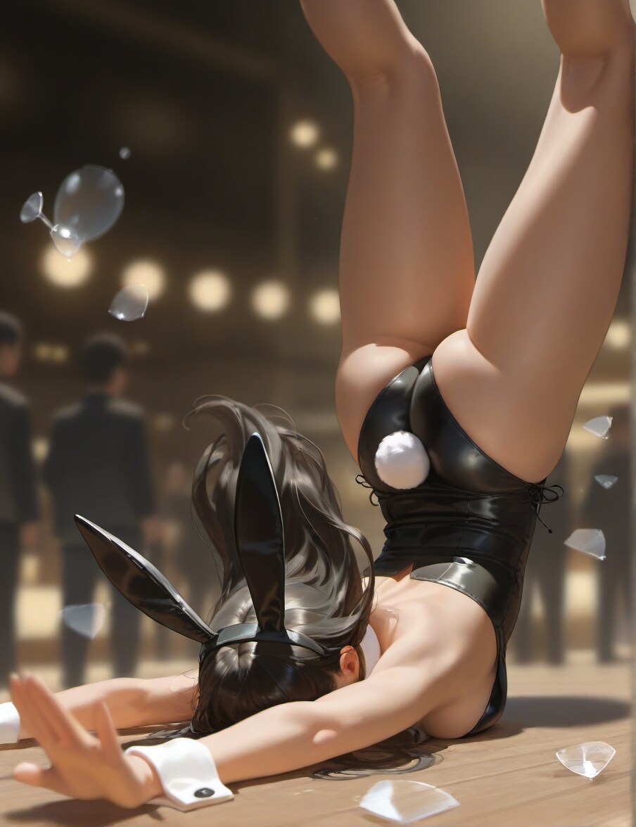 派手に転ぶ子