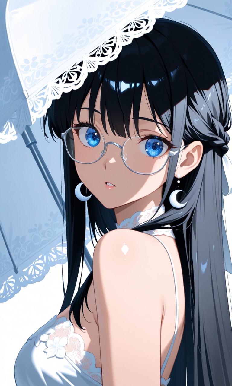 日傘の下 | の人気AIイラスト・グラビア