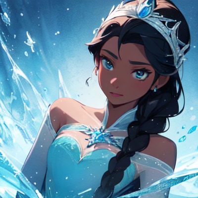 褐色の氷女王