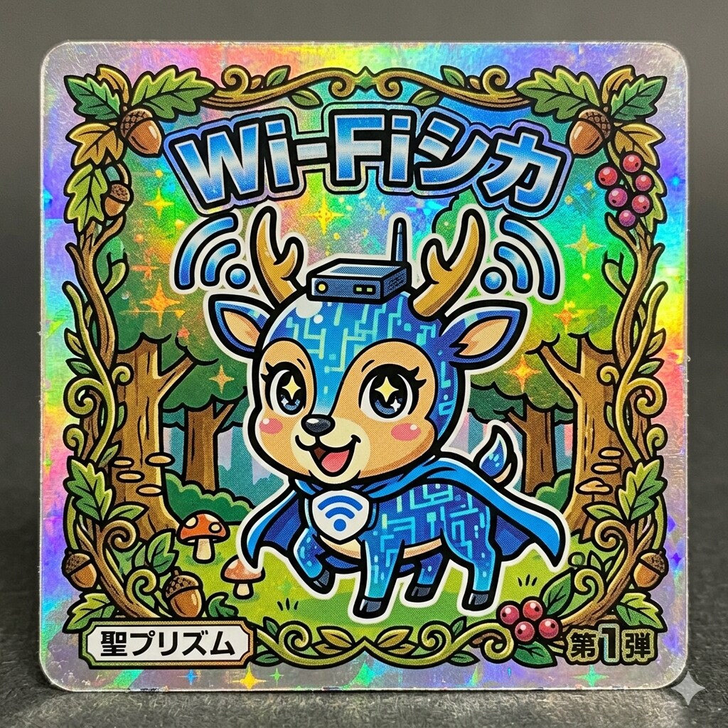 Wi-Fiシカのシール | の人気AIイラスト・グラビア