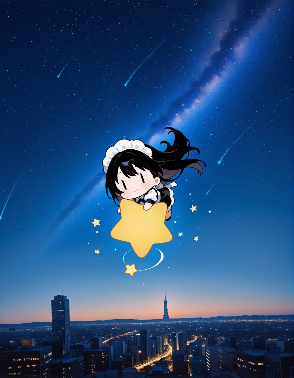 流れ星メイドさん