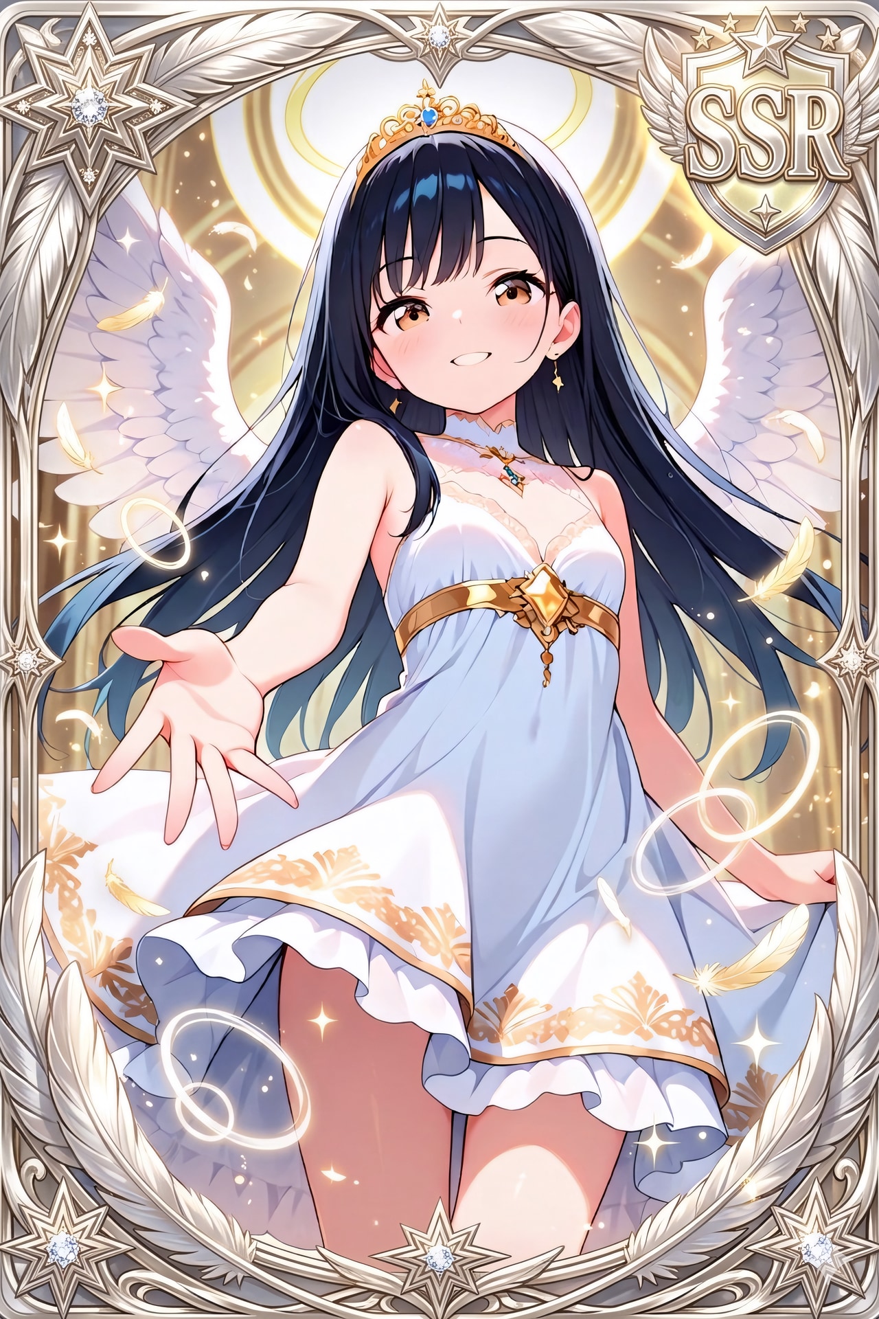 SSRカード女神黒髪ちゃん | の人気AIイラスト・グラビア