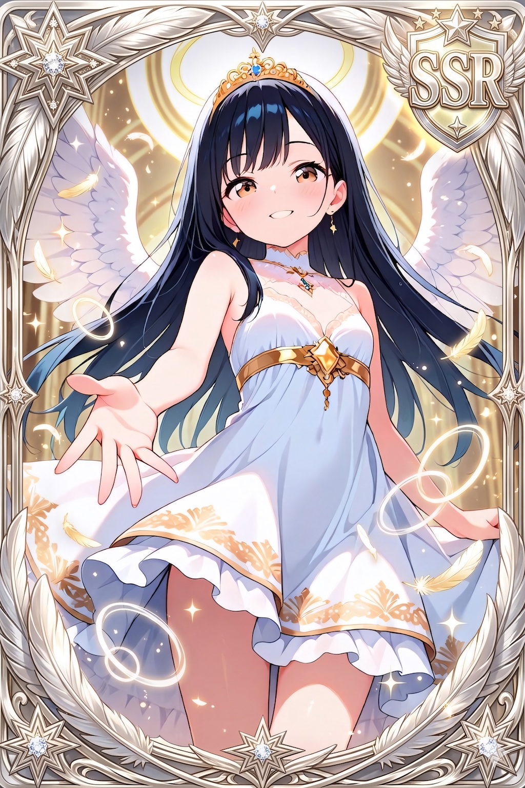 SSRカード女神黒髪ちゃん