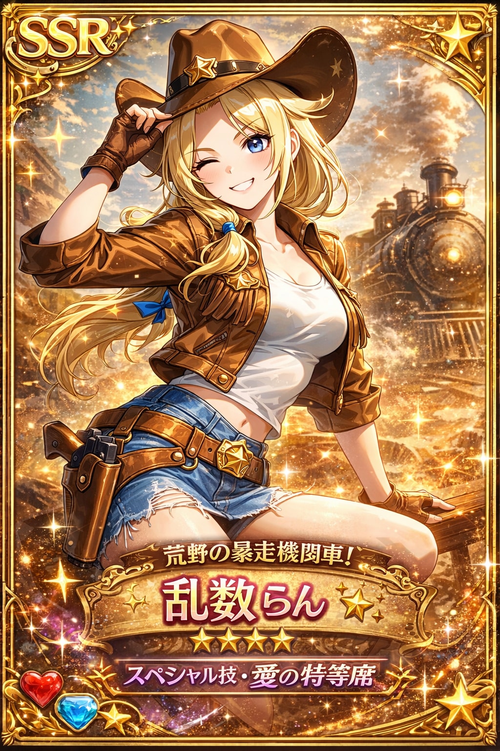 荒野の暴走機関車