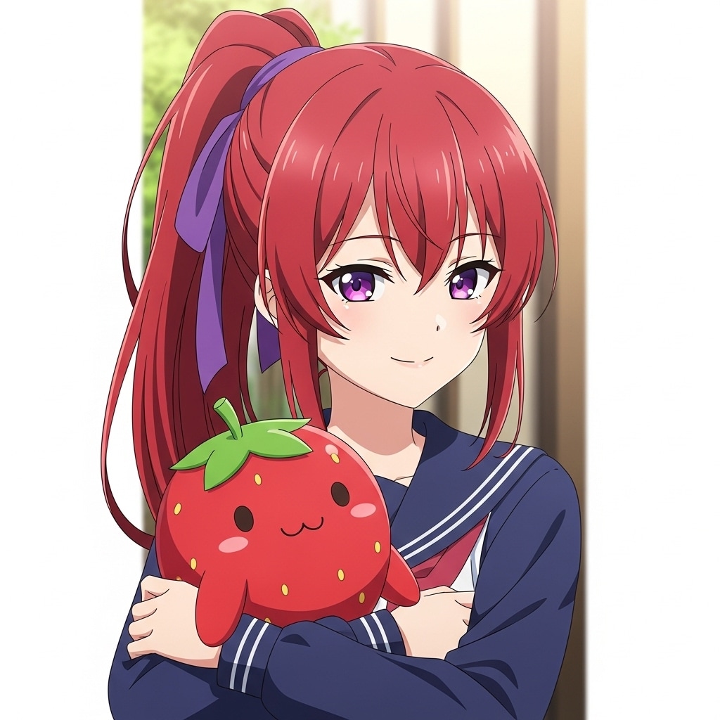 にーかちゃんと イチゴくん