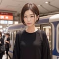 駅ですれ違った3 4枚目