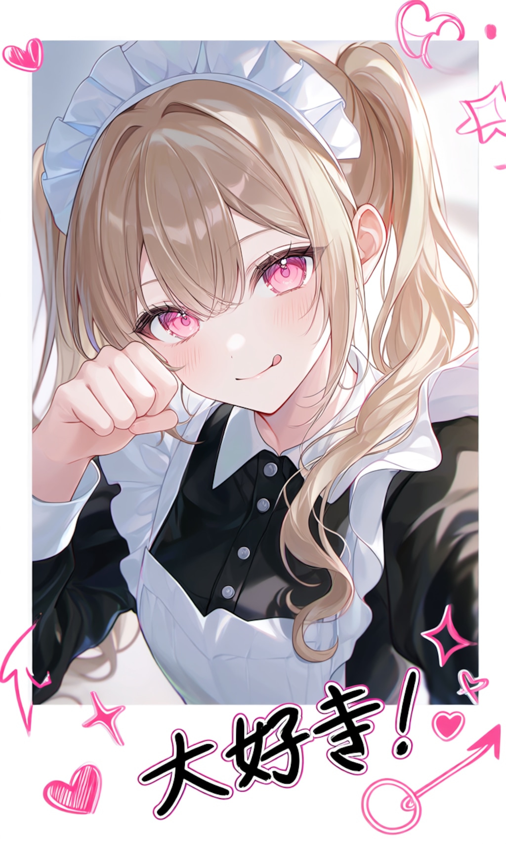 メイドさんチェキ