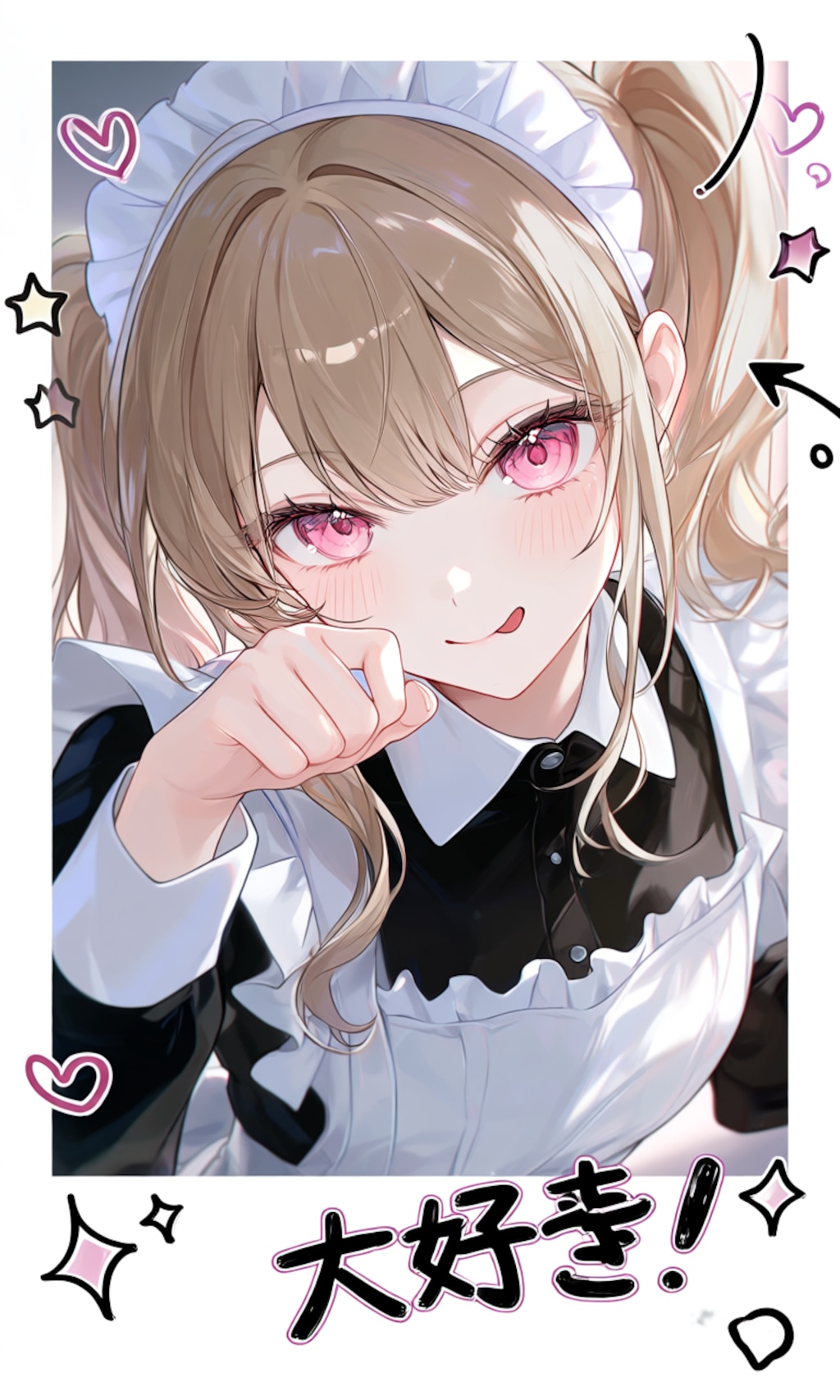 メイドさんチェキ