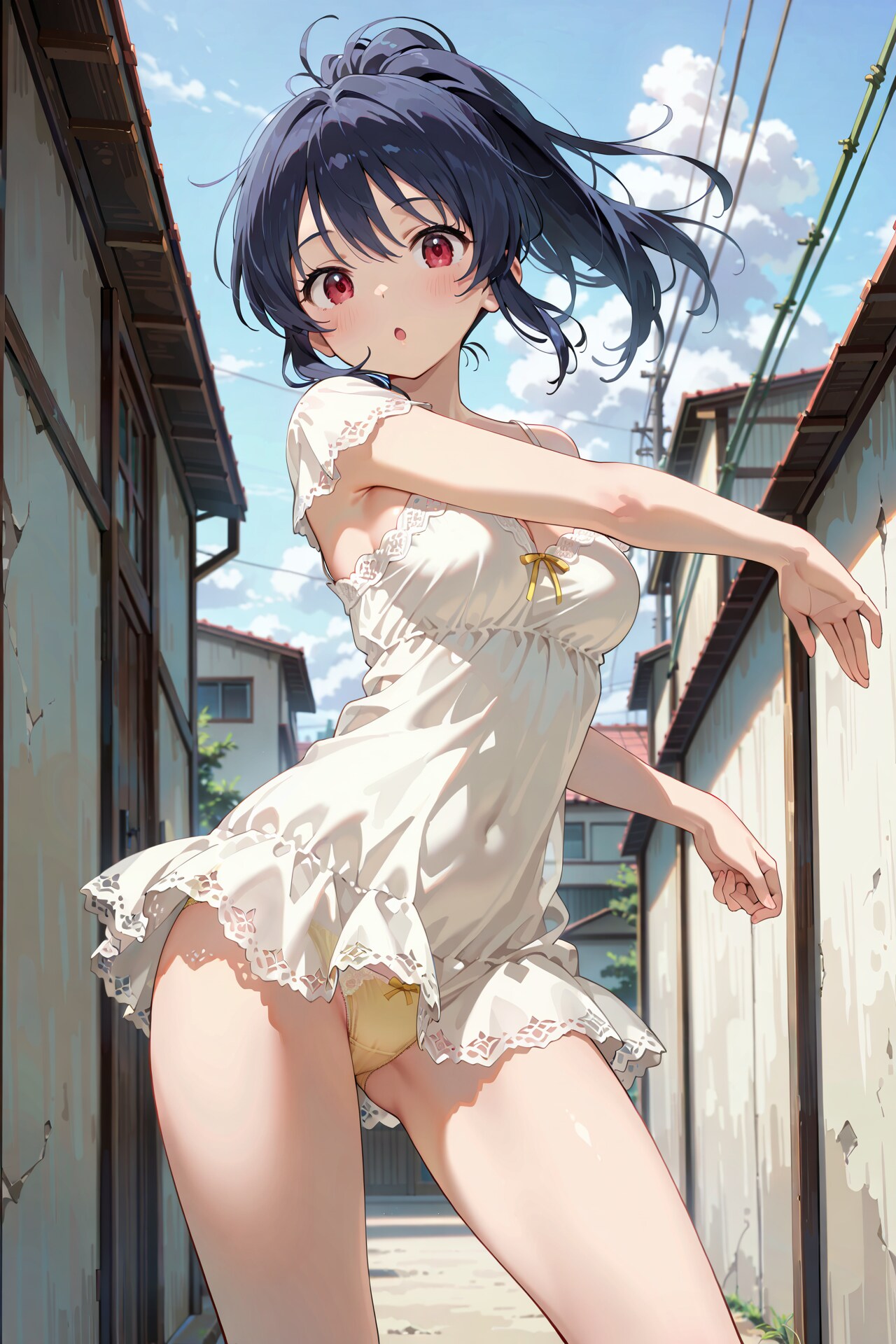 住宅街でちょっとHな撮影会 Y903