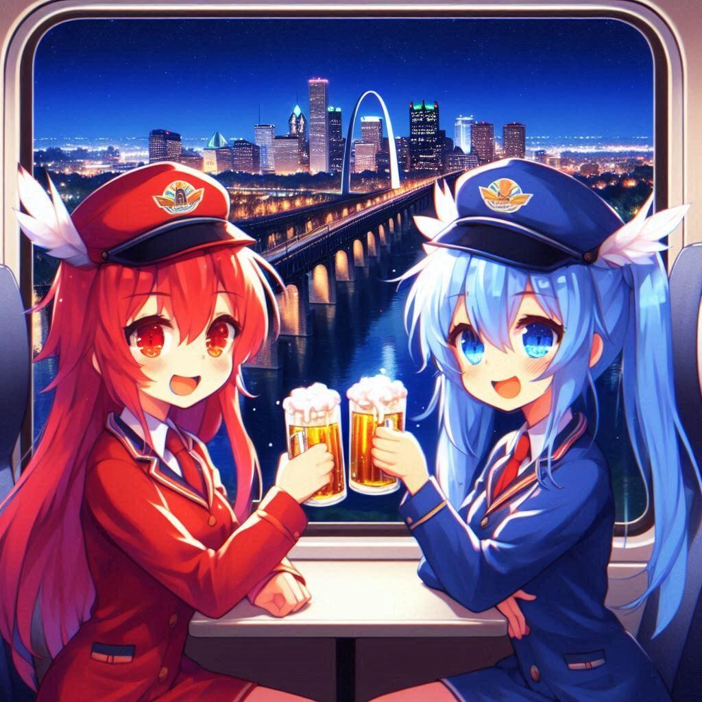 鉄道員イオニア＆ラーラ＆ジュセラン　海外旅行中♪・・・168