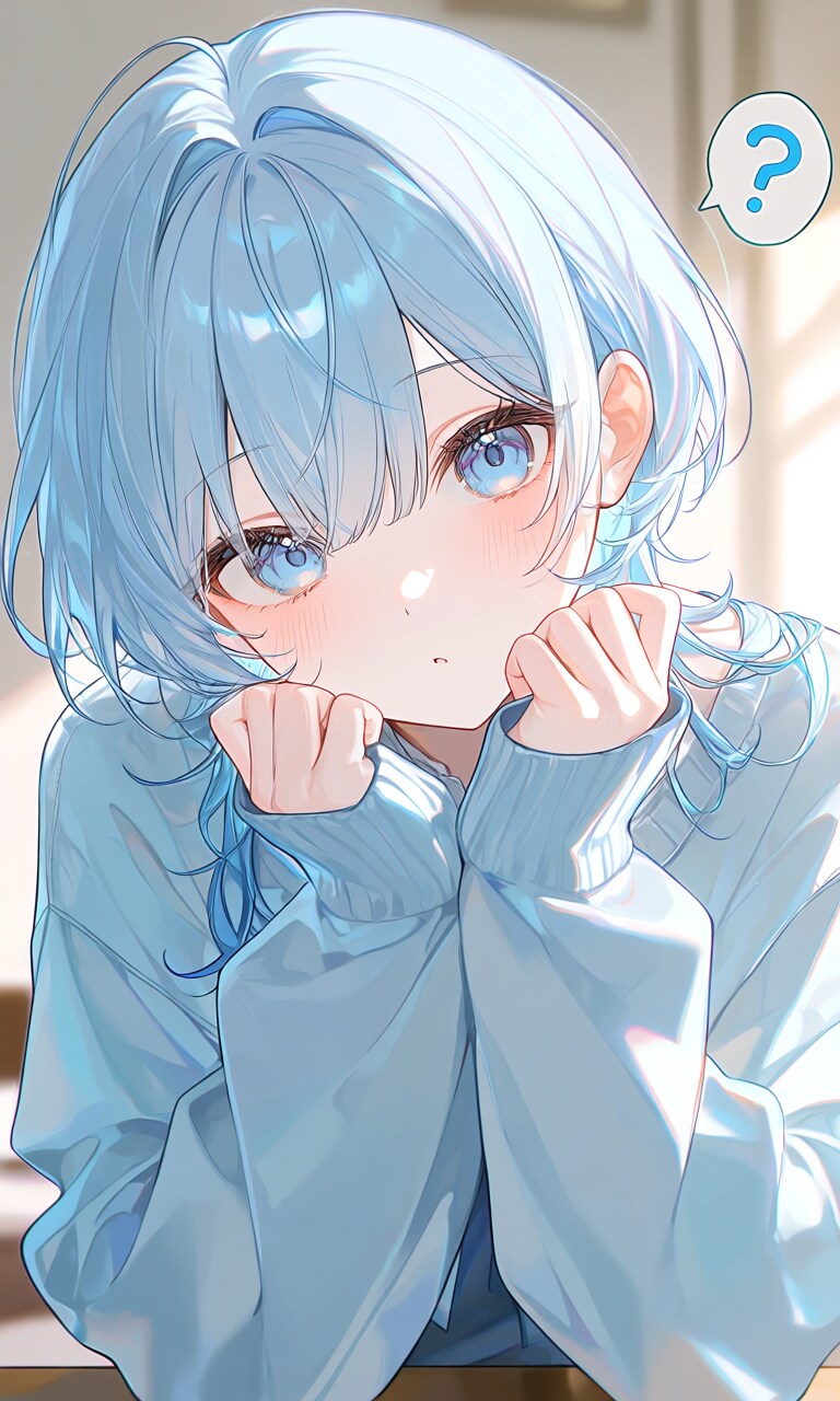 覗き込んでくる少女① | の人気AIイラスト・グラビア
