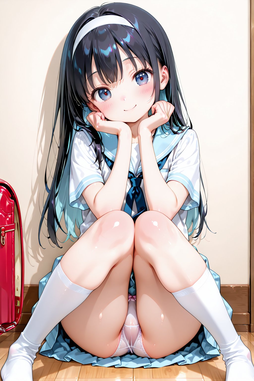 座りパンチラ