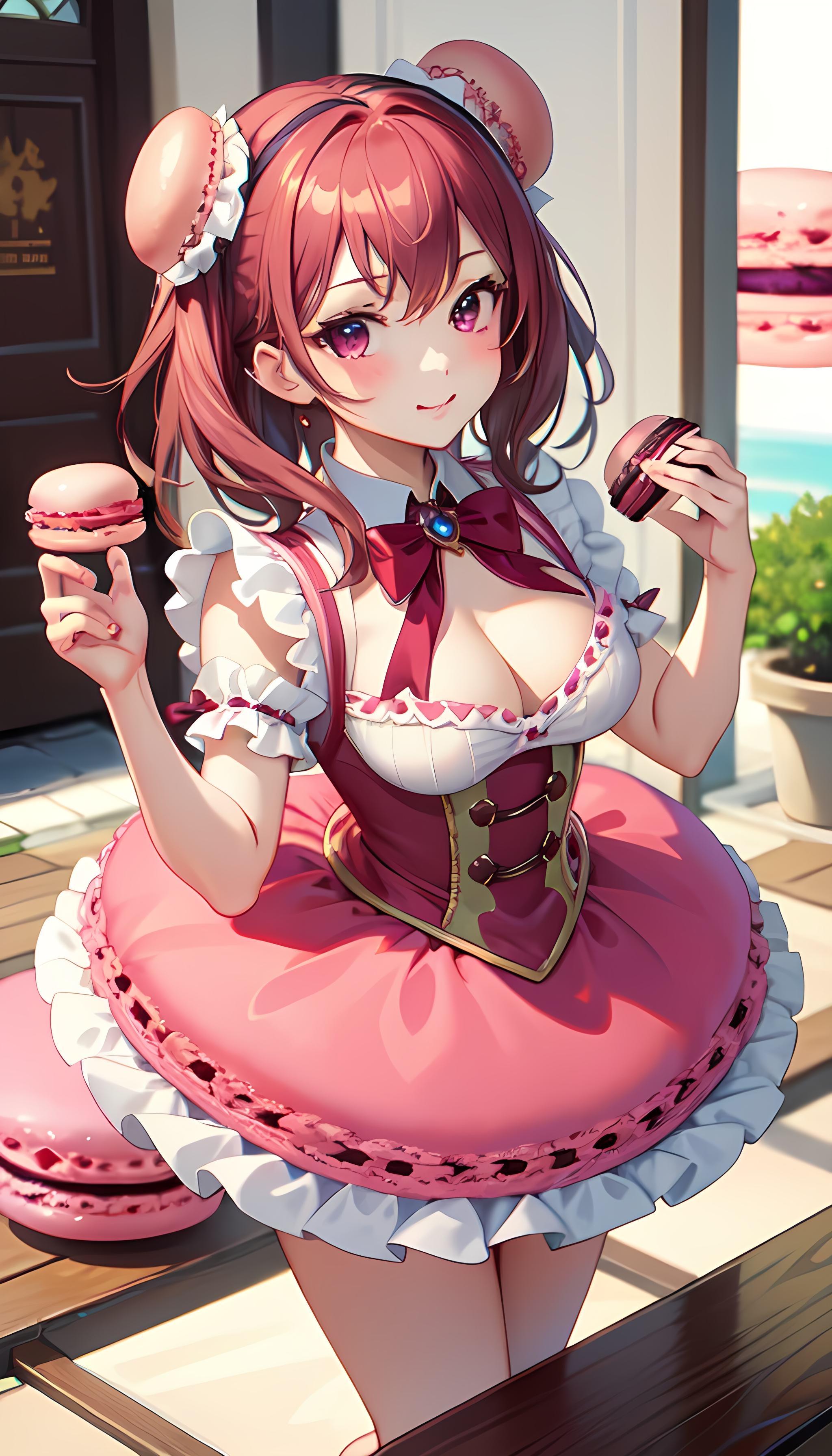 マカロン少女(フランボワーズ)