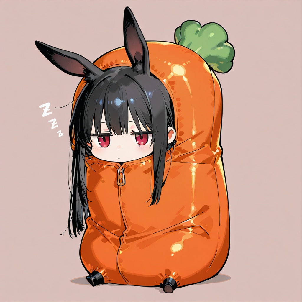 にんじん寝袋 | の人気AIイラスト・グラビア