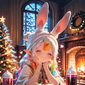 11枚）うさ耳娘とクリスマス 11枚目