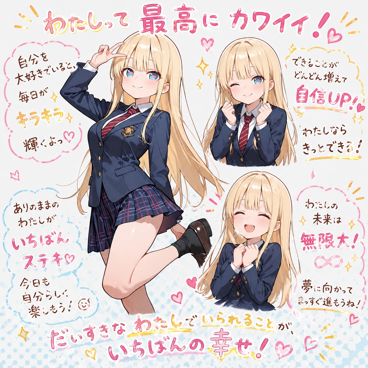 自肯定感マシマシ | の人気AIイラスト・グラビア