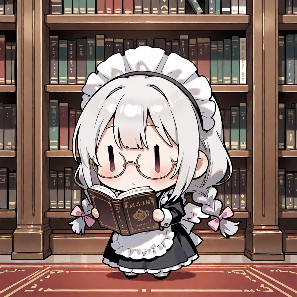 眼鏡のチビメイドさん | の人気AIイラスト・グラビア