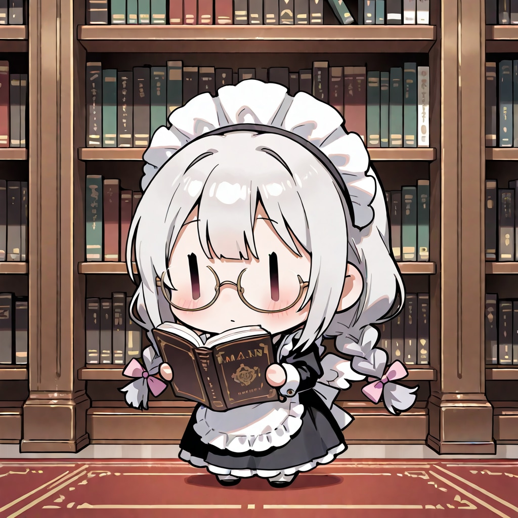 眼鏡のチビメイドさん