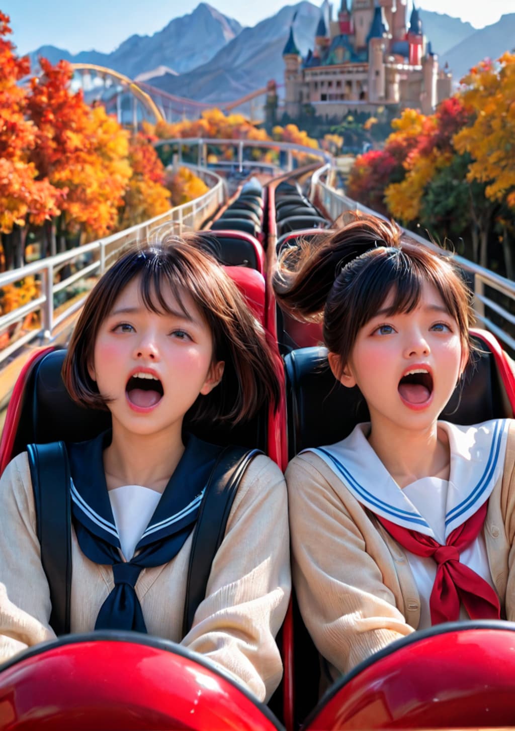 夢の国の絶叫マシン