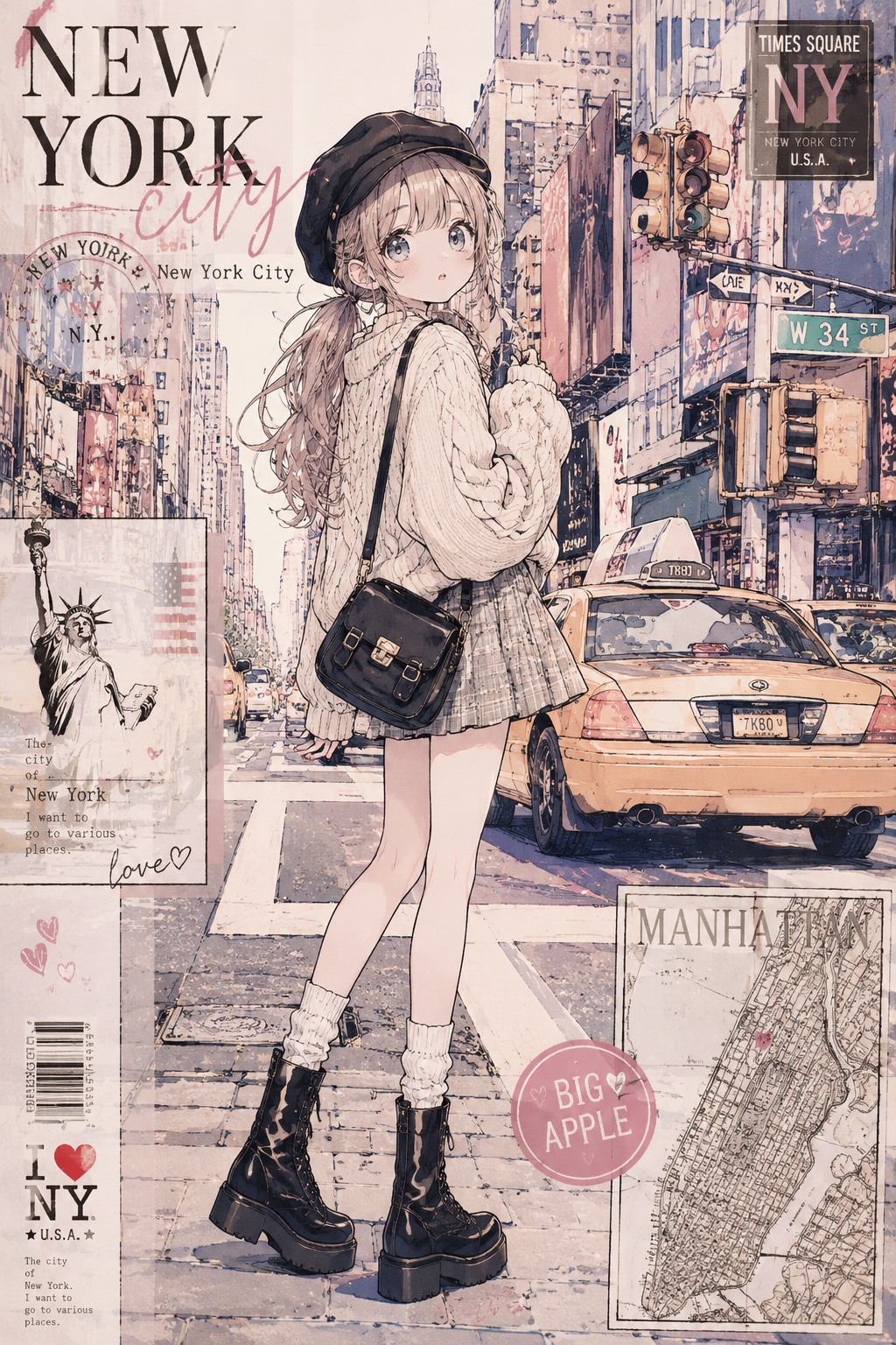 ニューヨークと女の子