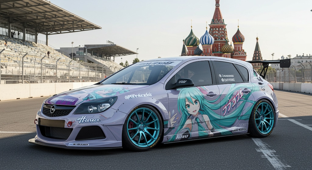オペルアストラ初音ミク痛車