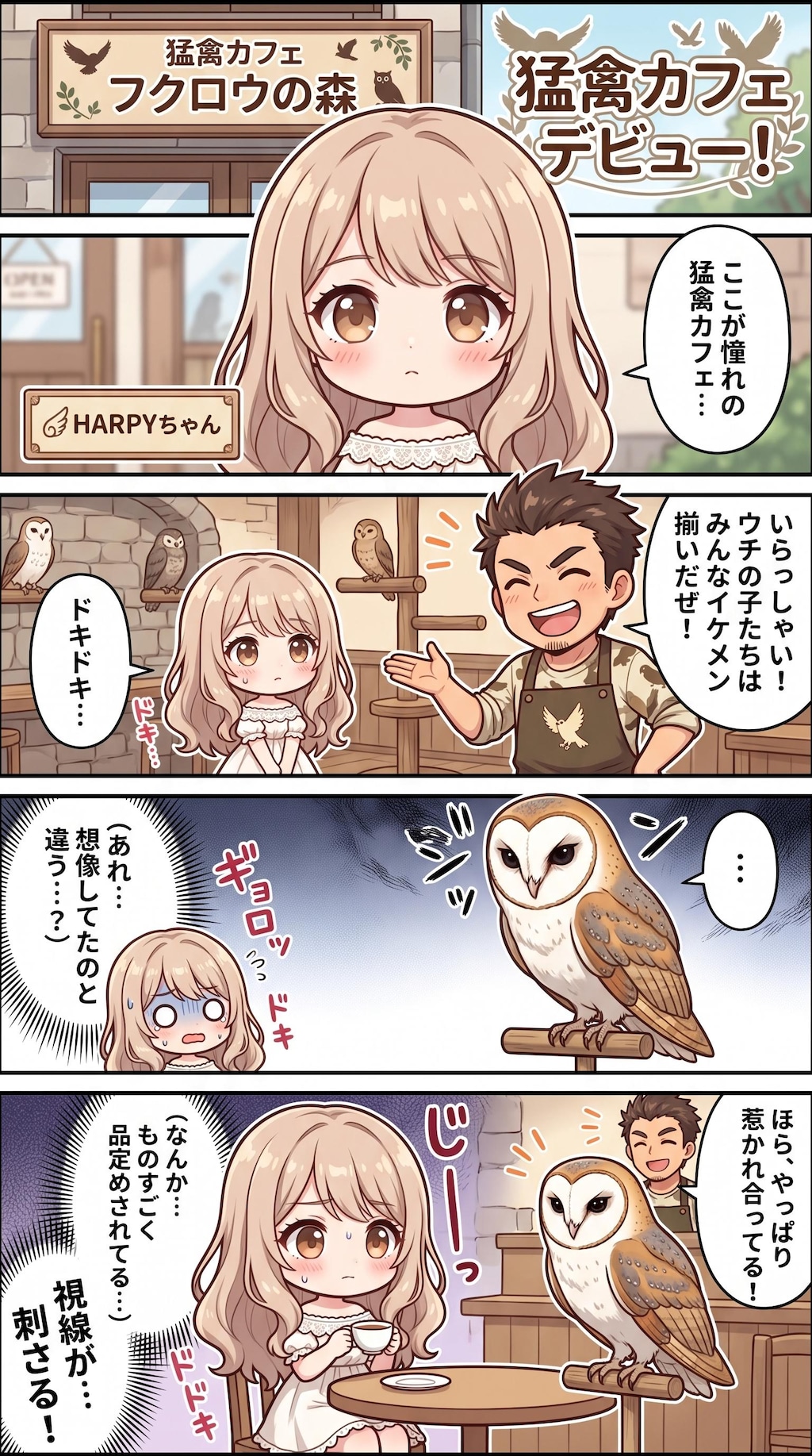 4コマHARPYちゃん