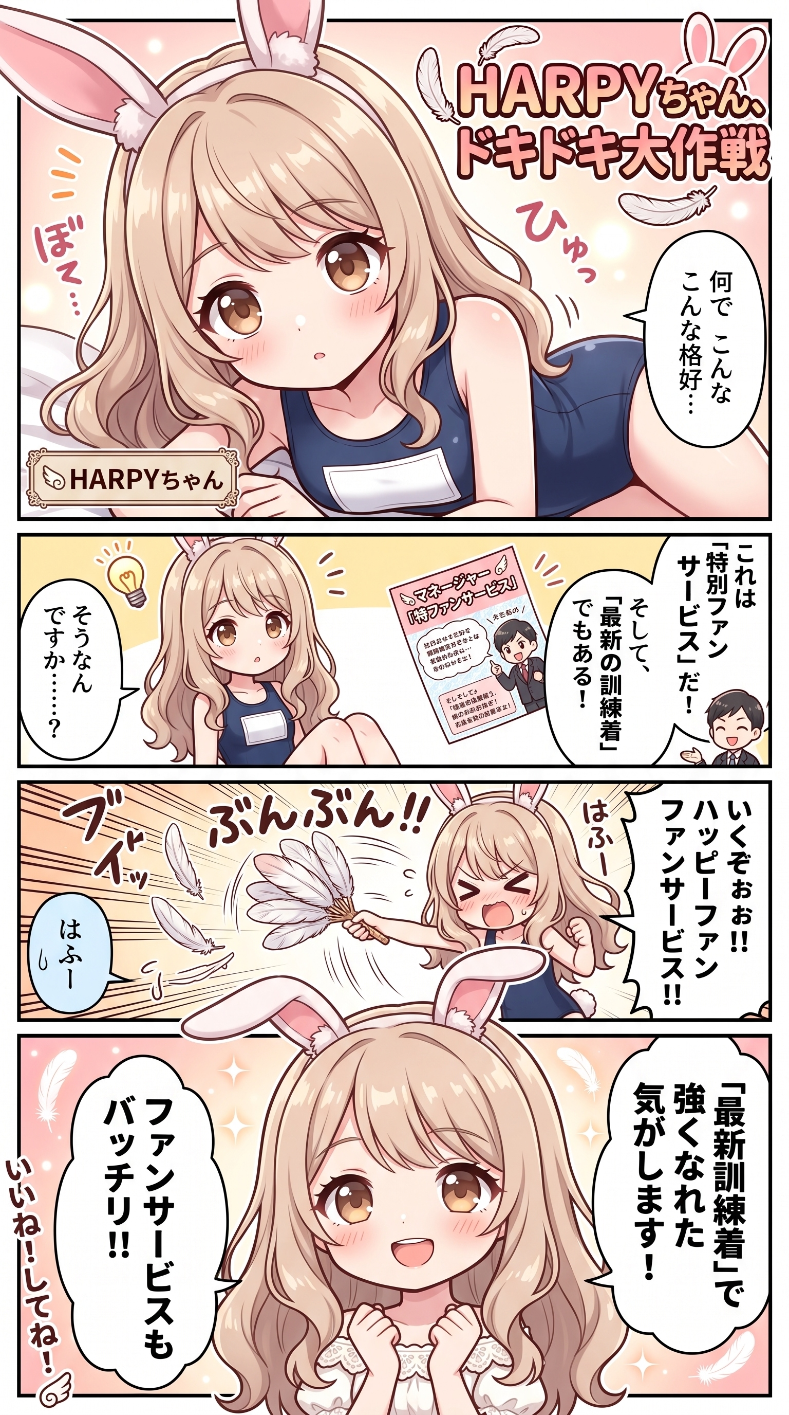 4コマHARPYちゃん