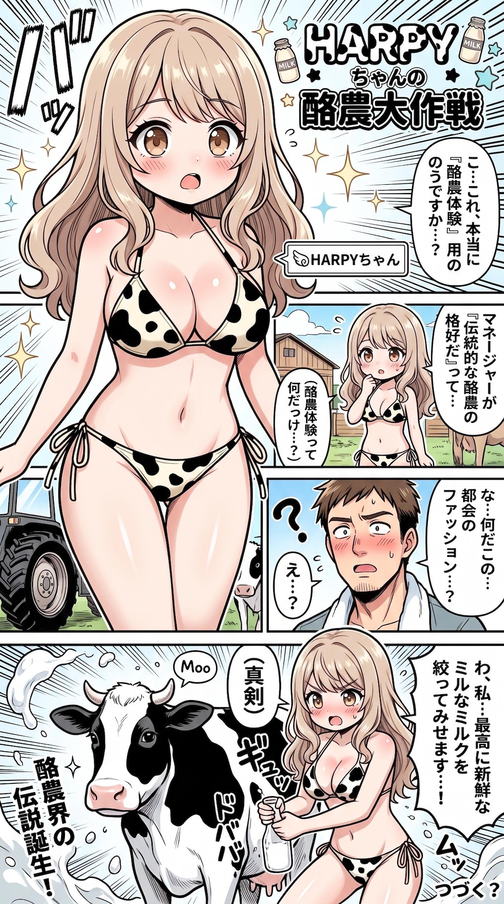 4コマHARPYちゃん