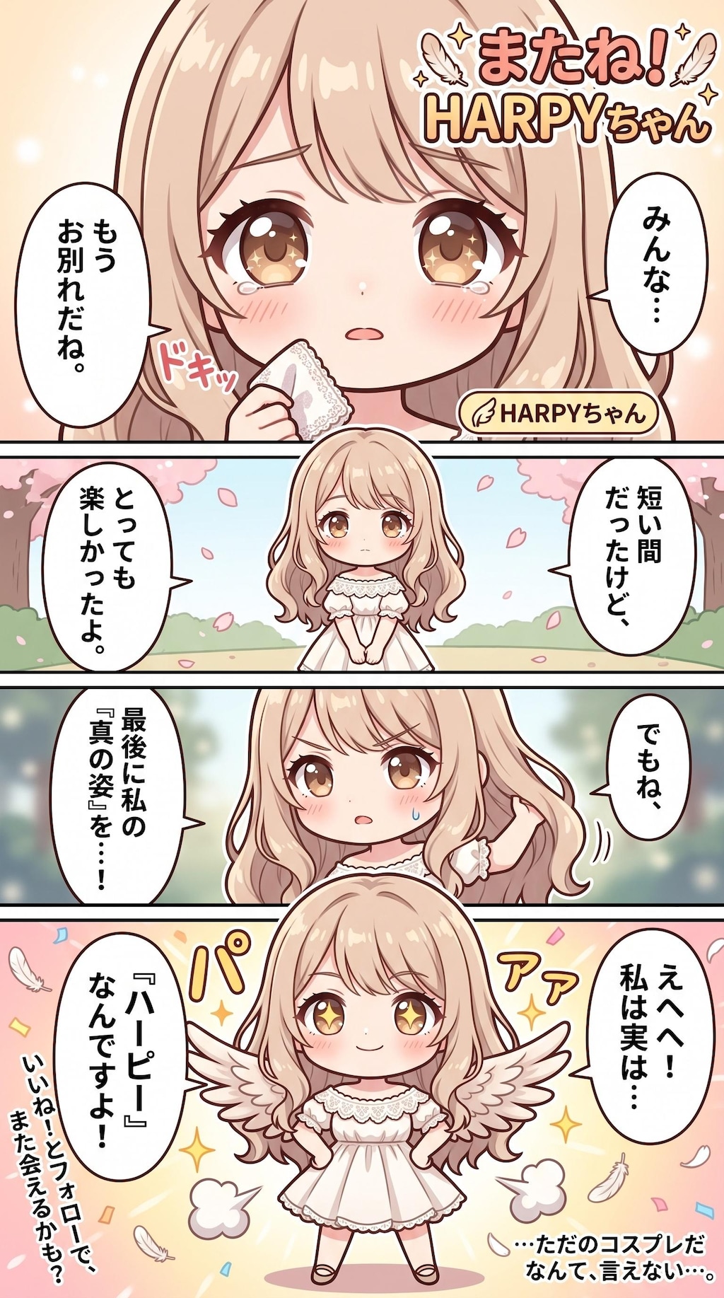 4コマHARPYちゃん