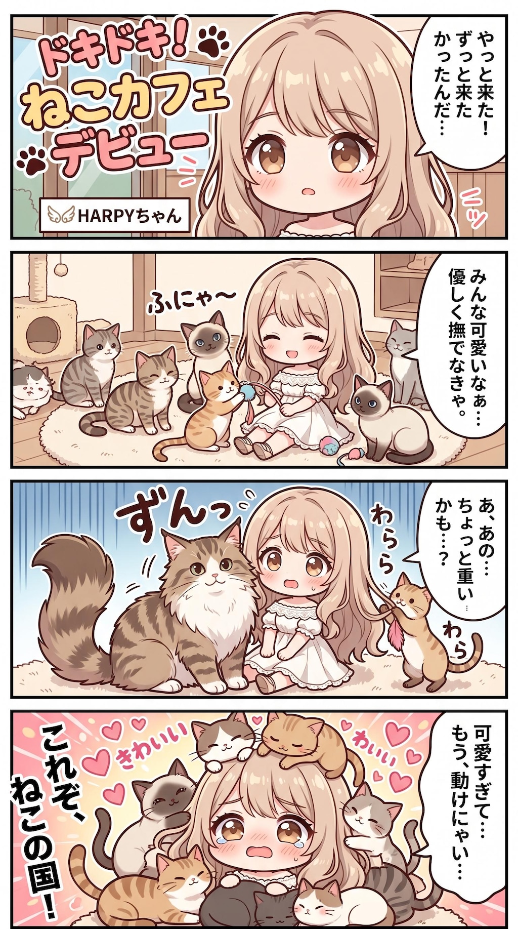 4コマHARPYちゃん