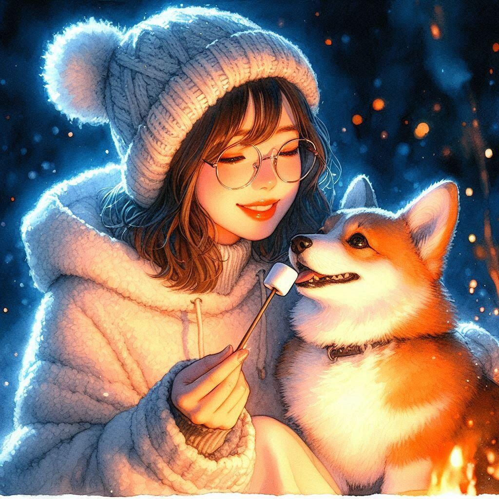 犬と女の子