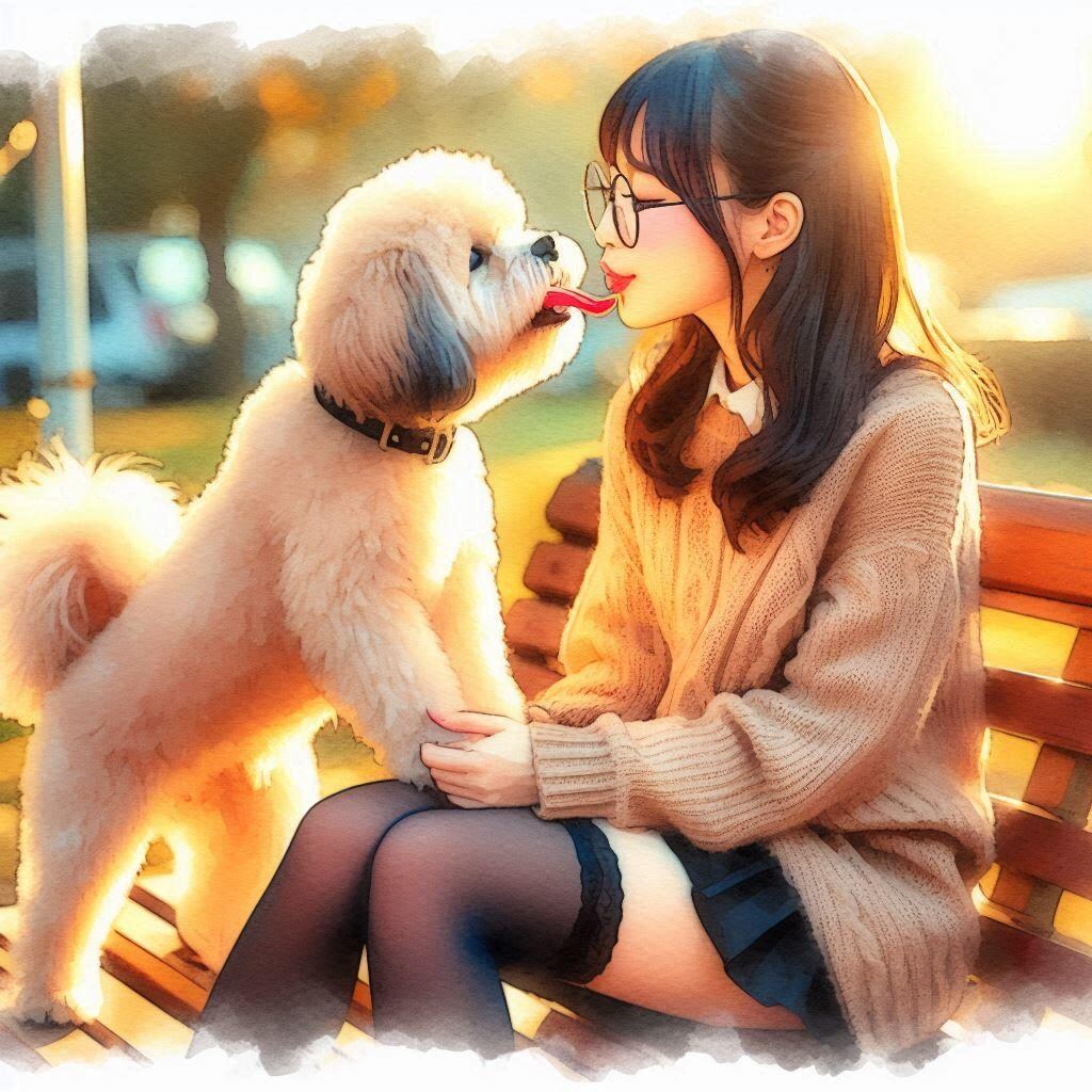 犬と女の子