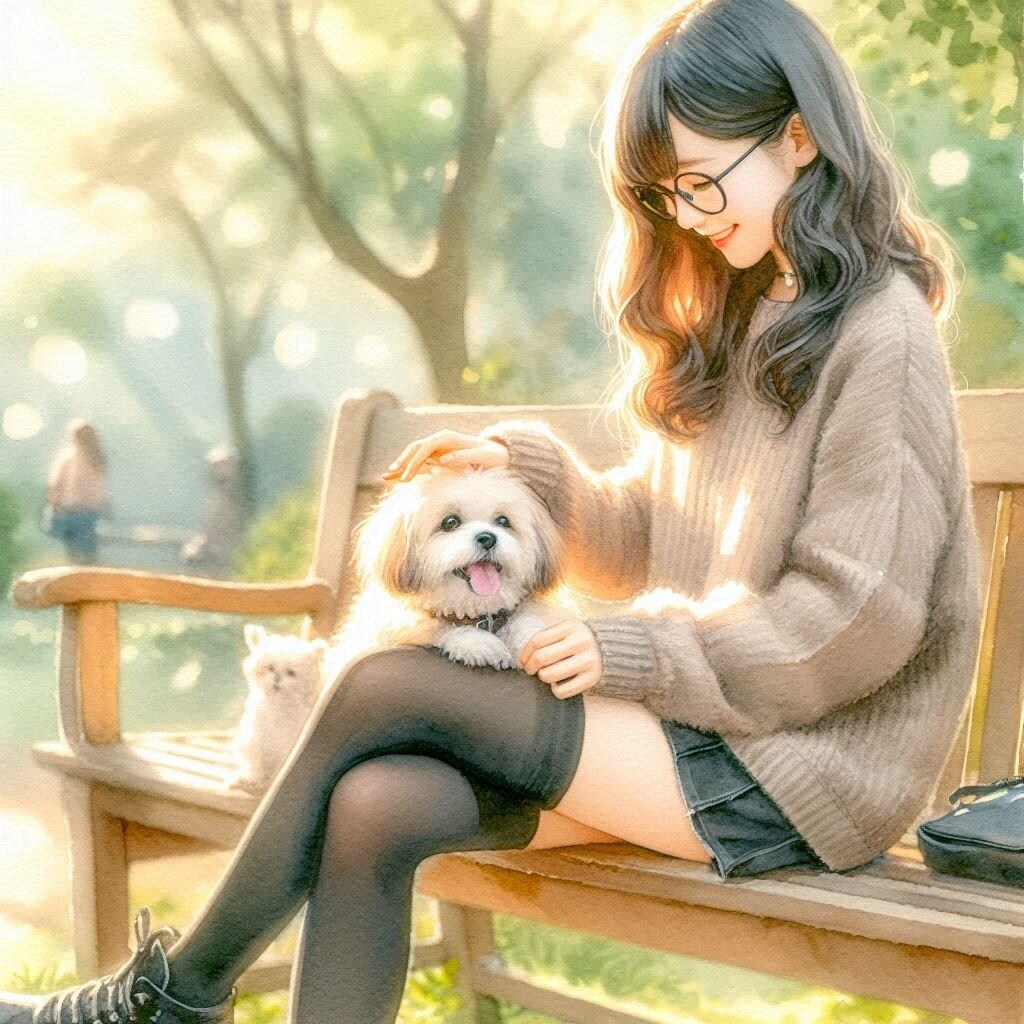 犬と女の子