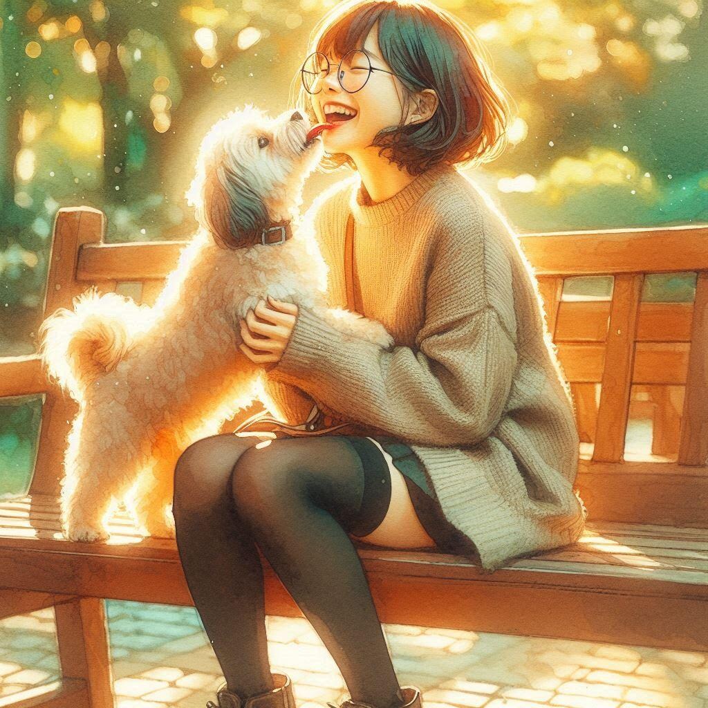 犬と女の子
