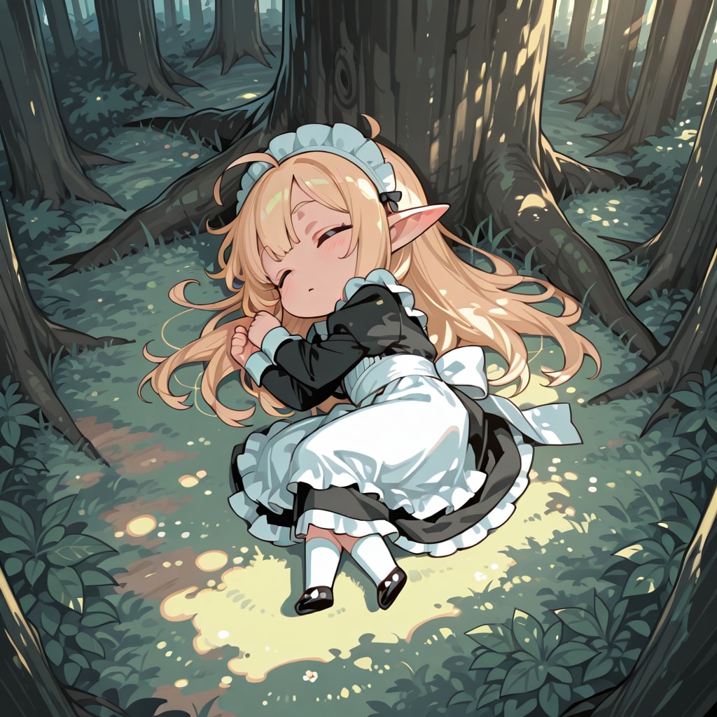 眠れる森のメイドさん