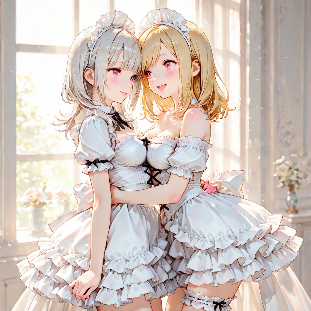 おはよう#110「いちゃつくメイド達」